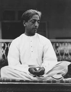 Jiddu Krishnamurti. 