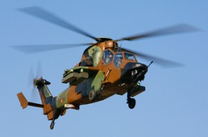 helicóptero de asalto TIGRE, Ejército español, 2009.