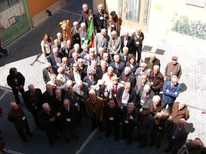 Membres de l'Agrupació de Supervivents de la Lleva del Biberó-41. Vendrell, 2010.