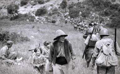 Masover i tropes de Mussolini. Muntanyes dels Ports de Tortosa-Bezeite, 1938.